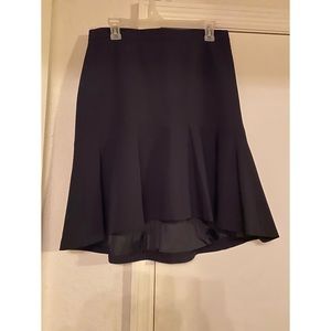 ❤️❤️ dark blue high low skirt